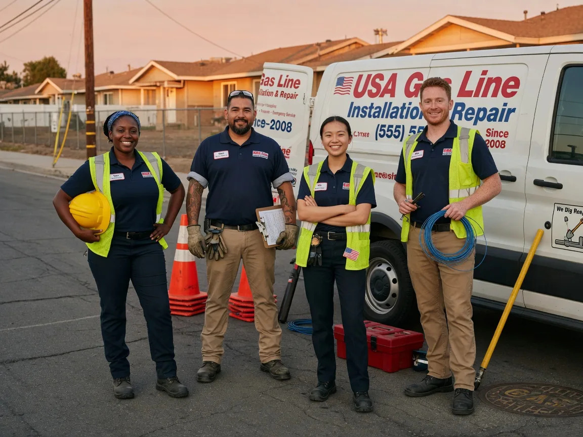 Gas Line Installation company in Milton, IA